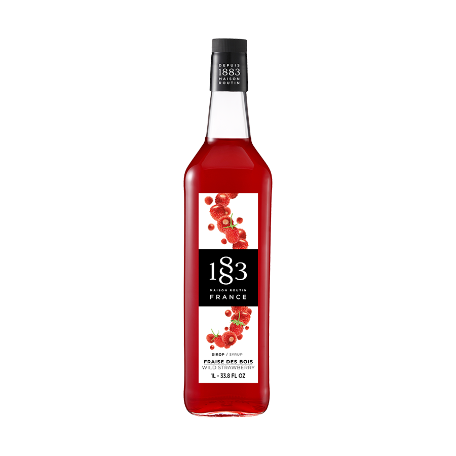 1883 Wild Strawberry Syrup Fortuna Enterprises