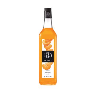 1883 Apricot Syrup (1L) - Glass Bottle