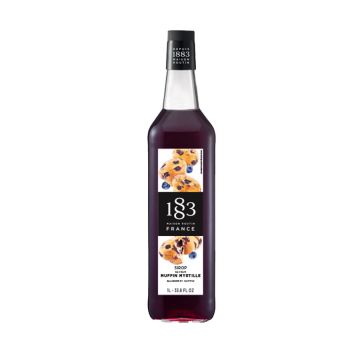 1883 Blueberry Muffin Syrup (1L) - Glass Bottle