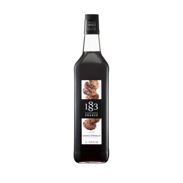 1883 Chocolate Cookie Syrup (1L) - Glass Bottle