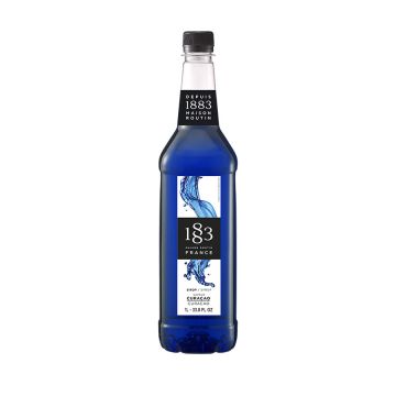 1883 Blue Curacao Syrup (1L) - Plastic Bottle