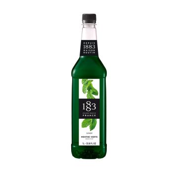 1883 Green Mint Syrup (1L) - Plastic Bottle