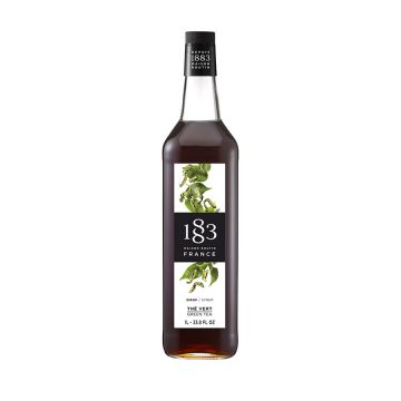 1883 Green Tea Syrup (1L) - Glass Bottle