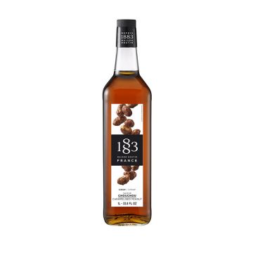 1883 Caramelized Peanut Syrup (1L) - Glass Bottle