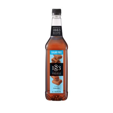 1883 Sugar Free Caramel Syrup (1L) - Plastic Bottle