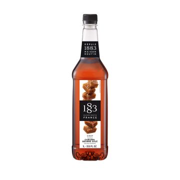 1883 Salted Caramel Syrup (1L) - Plastic Bottle