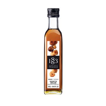 1883 Roasted Hazelnut Syrup (250ml) - Glass Bottle