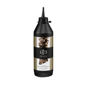 1883 Chocolate Hazelnut Sauce Squeeze Bottle - 16.9 oz.