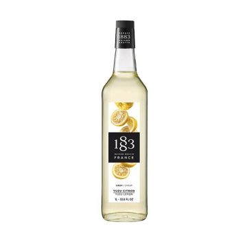 1883 Yuzu Lemon Syrup (1L) - Glass Bottle