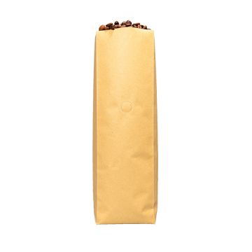 16 oz. Kraft Side Gusseted Bag With Valve - 100 Count