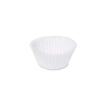 White 6" Round Baking Cups - 500 Count