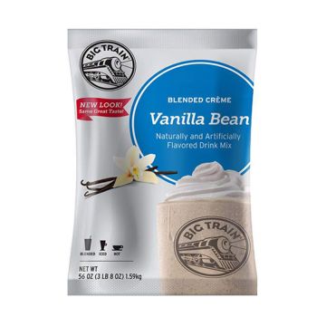 Big Train Vanilla Bean - Blended Crème Frappe Mix - 3.5 lb. Bag