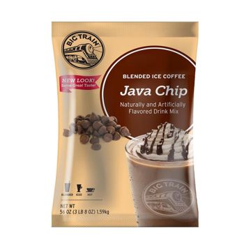 Big Train Java Chip - Blended Ice Coffee Frappe Mix - 3.5 lb. Bag