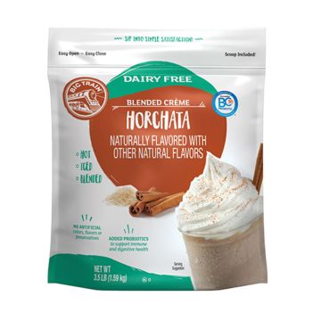 Big Train Dairy-Free Horchata - Blended Crème Frappe Mix - 3.5 lb. Bag