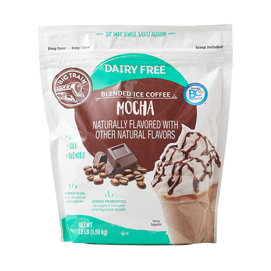 Big Train Dairy-Free Mocha Latte Blended Coffee Frappe Mix | Fortuna ...