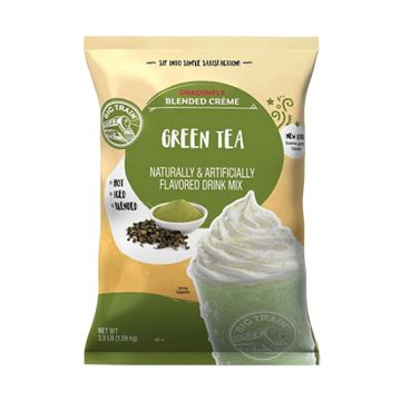 Big Train Dragonfly Green Tea - Blended Crème Frappe Mix - 3.5 lb. Bag