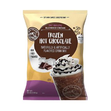 Big Train 20° Below Frozen Hot Chocolate - Blended Crème Frappe Mix - 3.5 lb. Bag