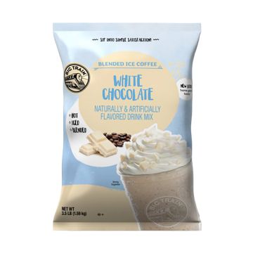 Big Train White Chocolate Latte - Blended Ice Coffee Frappe Mix - 3.5 lb. Bag