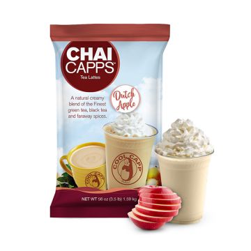 Cool Capp Apple Chai Latte - Tea Blended Frappe Mix - 3.5 lb. Bag