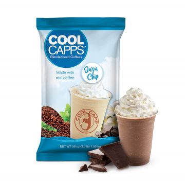 Cool Capp Java Chip - Blended Ice Coffee Frappe Mix - 3.5 lb. Bag