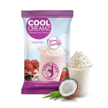 Cool Capp Coconut - Cool Creamz Blended Frappe Mix - 3.5 lb. Bag