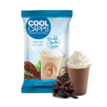 Cool Capp Double Mocha Java - Blended Ice Coffee Frappe Mix - 3.5 lb. Bag