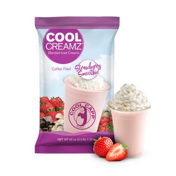 Cool Capp Strawberry - Cool Creamz Blended Frappe Mix - 3.5 lb. Bag