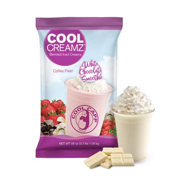 Cool Capp White Chocolate - Cool Creamz Blended Frappe Mix - 3.5 lb. Bag