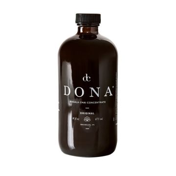 Dona Masala Chai Concentrate Retail Glass Bottle - 12/16 oz. Case