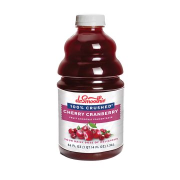 Dr. Smoothie Cherry Cranberry - 100% Crushed Mix - 46 oz.
