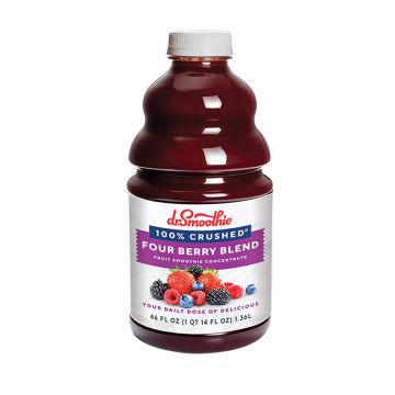 Dr. Smoothie Four Berry Blend - 100% Crushed Mix - 46 oz.