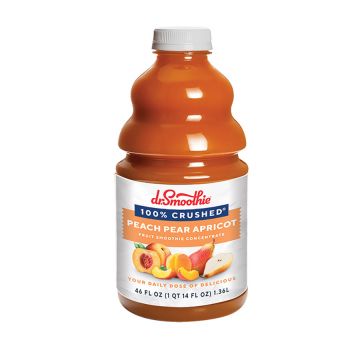 Dr. Smoothie Peach Pear Apricot - 100% Crushed Mix - 46 oz.