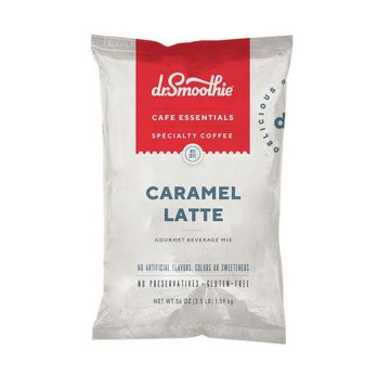 Dr. Smoothie Caramel Latte - Cafe Essentials Frappe Mix - 3.5 lb. Bag