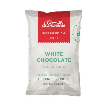 Dr. Smoothie White Chocolate - Cafe Essentials Crème Frappe Mix - 3.5 lb. Bag