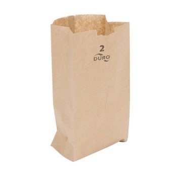 Duro 2 lb. Kraft Paper Grocery Bag - 500 Count