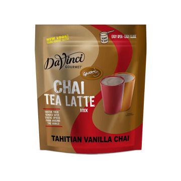 DaVinci Gourmet Tahitian Vanilla Non-Dairy Chai - Chai Tea Latte Mix - 3 lb. Bag