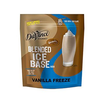 DaVinci Gourmet Vanilla Freeze - Blended Ice Frappe Base Mix - 3 lb. Bag