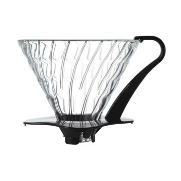 Hario V60 03 Glass Dripper With Black Handle