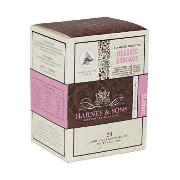 Harney & Sons Organic Bangkok Green Tea Sachets - 20 Count Box