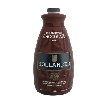 Hollander Sweet Ground Dutched Chocolate Sauce - 64 oz.