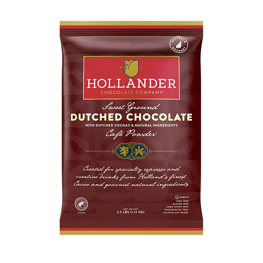 Hollander Natural & Gourmet Dutched Chocolate Cafe Powder | Fortuna ...