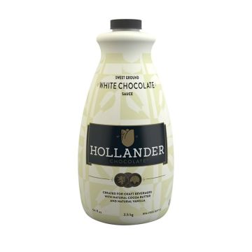 Hollander Sweet Ground White Chocolate Sauce - 64 oz.