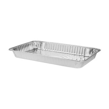 Karat Full Size Medium Deep Aluminum Steam Table Pan - 50 Count