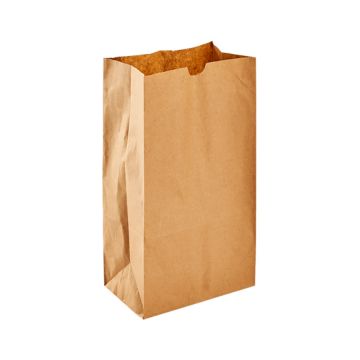 Karat 6 lb. Kraft Paper Grocery Bag - 500 Count