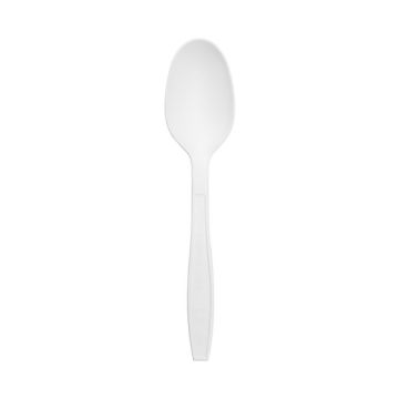 Karat Earth PLA Eco-Friendly Medium Heavy Weight Teaspoon - Natural