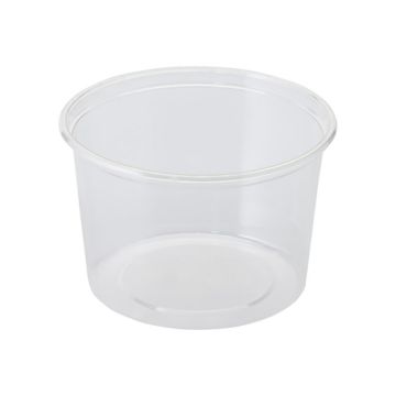 Karat Earth 16 oz. PLA Eco-Friendly Round Deli Container - 500 Count