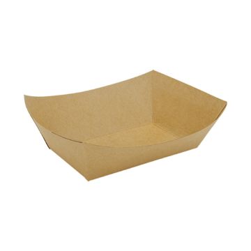 Karat 1 lb. Kraft Food Trays - 1000 Count