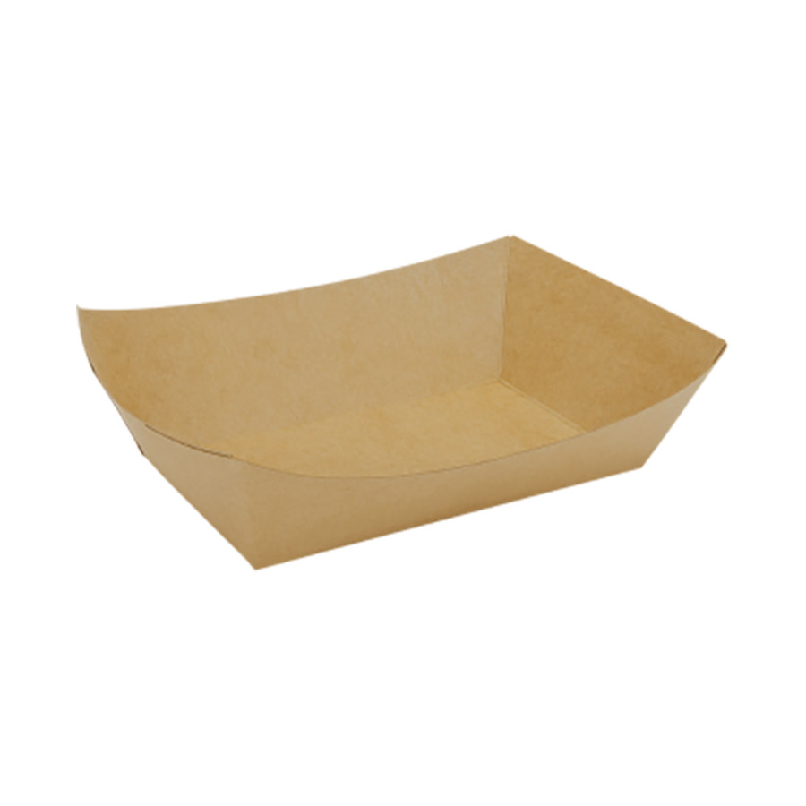 karat-2-lb-kraft-food-trays-fortuna-enterprises