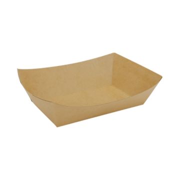 Karat 2 lb. Kraft Food Trays - 1000 Count