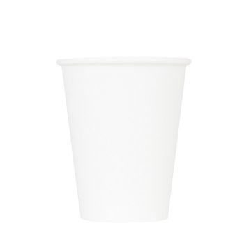 Karat 8 oz. White Paper Hot Cups (80mm)